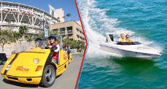 Land & Sea: GoCar Tour + Speedboat Adventure