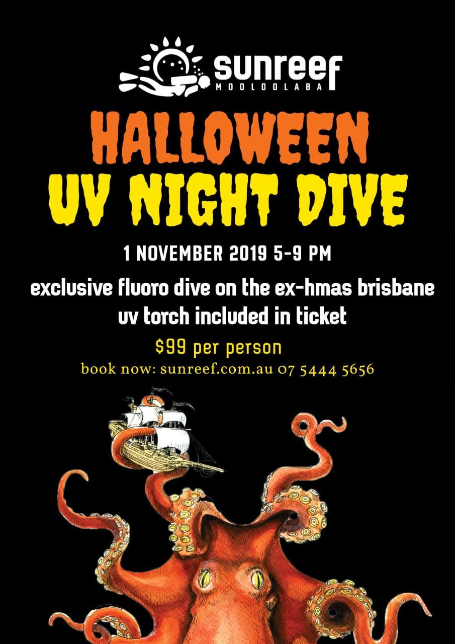 Halloween Night Ex-HMAS Brisbane Single Dive