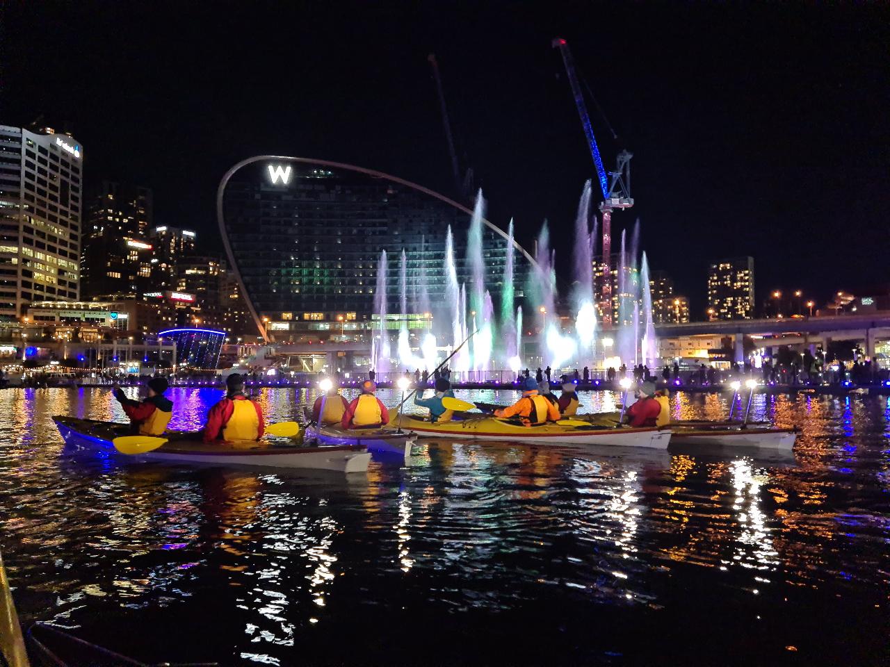 Sydney VIVID 'Moonlight' Sea Kayaking Experience (Darling Harbour, Sydney) FAMILY SPECIAL