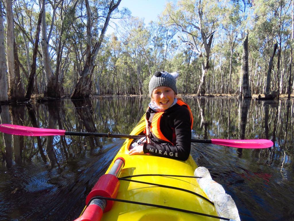 Kayak the Flooded Gunbower Forest on Reedy Lagoon