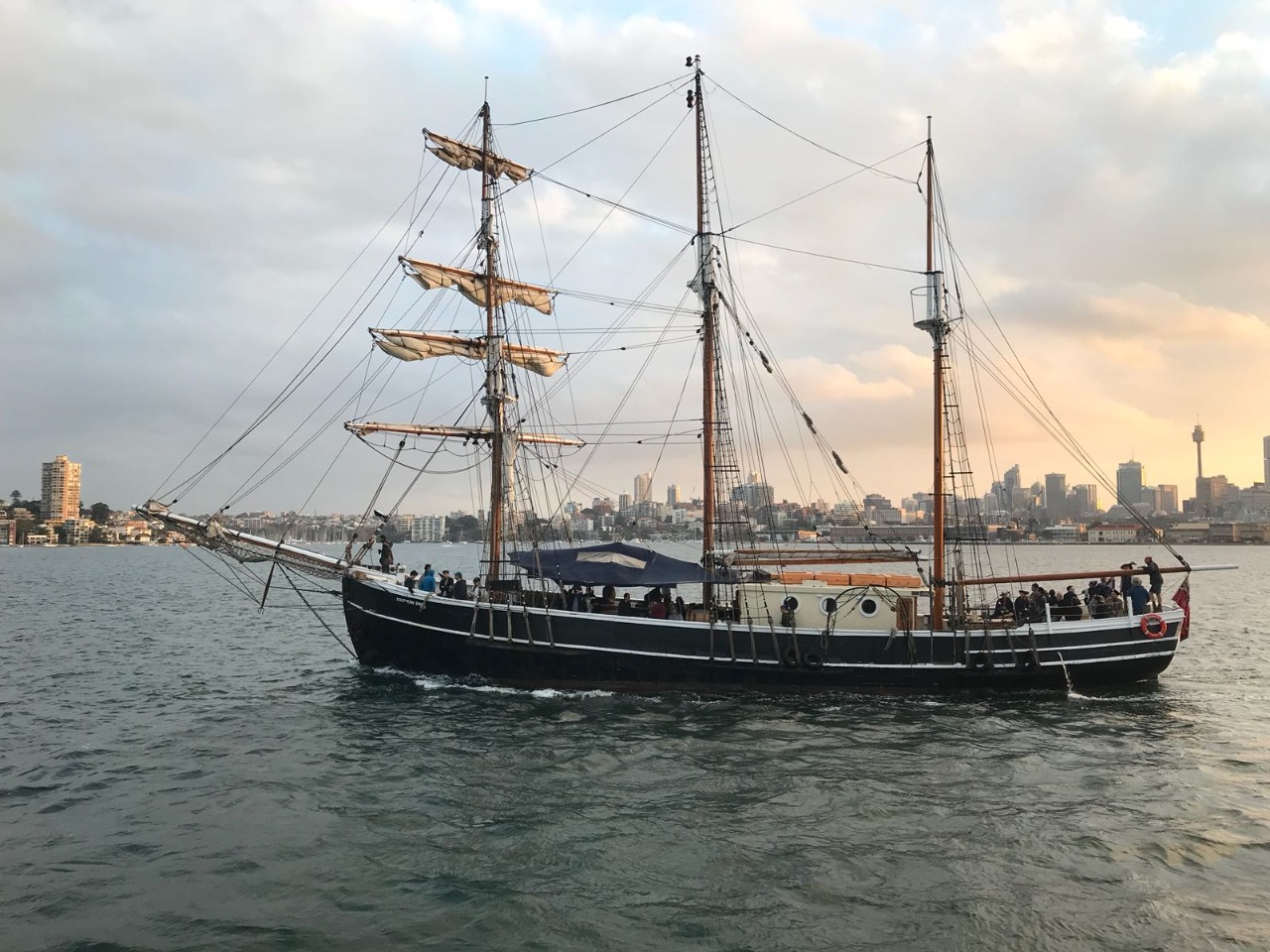Escort Sail for Young Endeavour