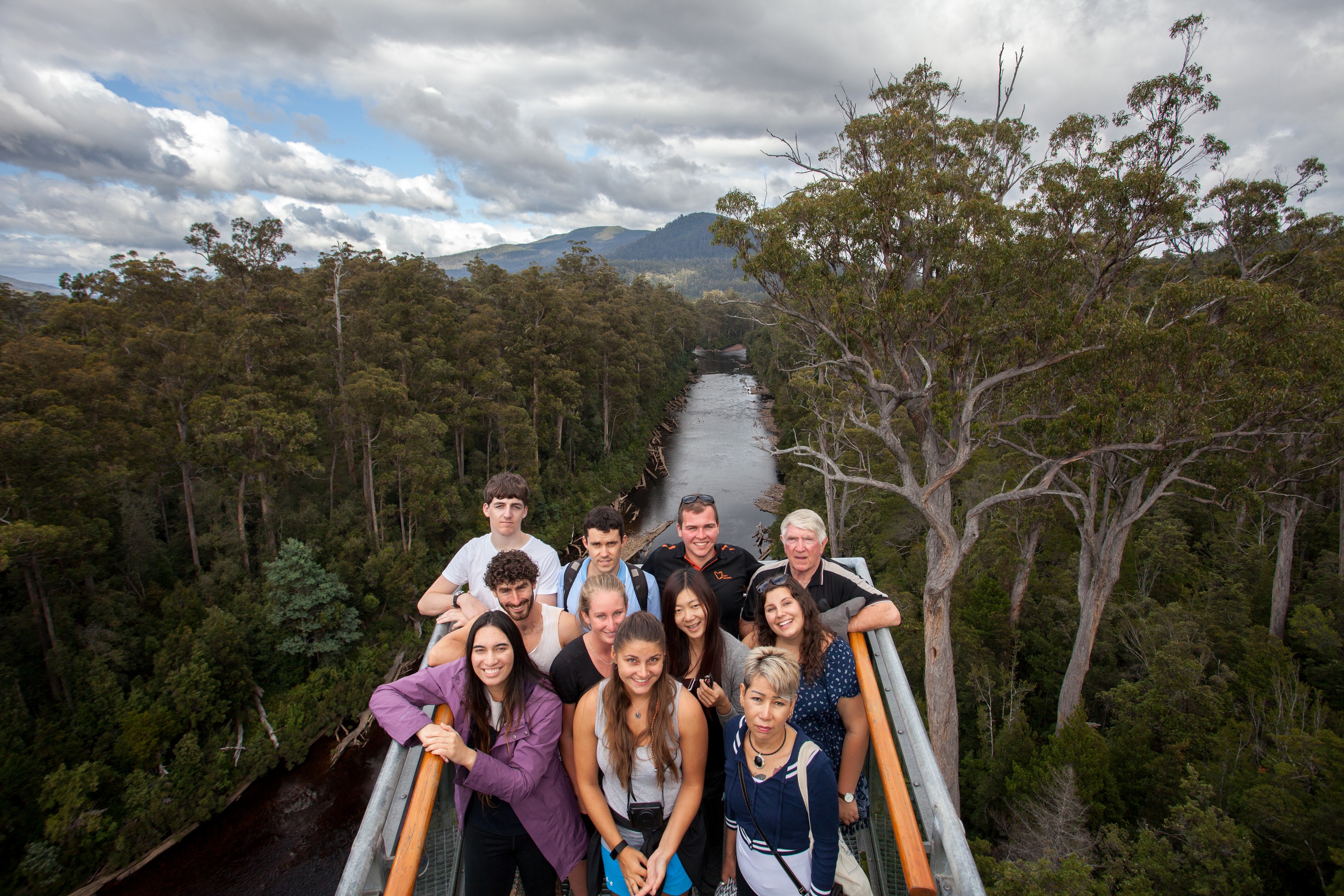1-Day Southern Tasmania Tour: Tahune Adventures | Hastings Cave Guided Tour | Thermal Springs Pool | 
