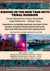 New Years Eve on The Lady Northcott (Wirawi)
