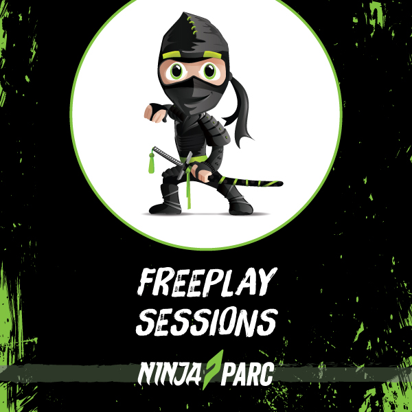 Ninja Parc Obstacle Play session (UNDER 8 Yrs)