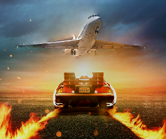 DeLorean Runway Rides ... Proceeds go to the International Skydiving Museum & Hall of Fame 