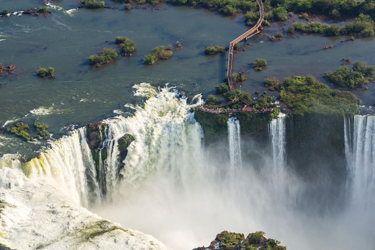 Iguassu - Brazilian Side of the Falls (From Argentina)