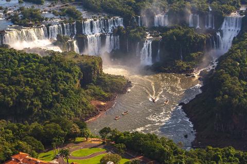 Iguassu - Argentinian Side of the Falls + Boat Tour "Gran Aventura" (From Argentina)