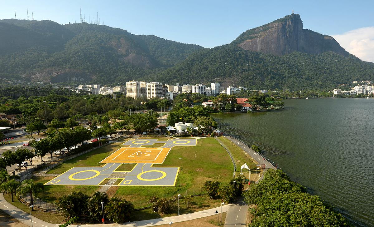 Helicopter Flight over Rio de Janeiro - 6-7 min - #1 Lagoa Helipad