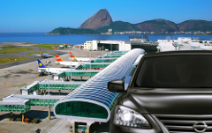 Transfer Santos Dumont Airport (SDU) x Hotels South Zone - Portuguese-Speaking Driver - Sedan 1-3 PAX - Price per Vehicle