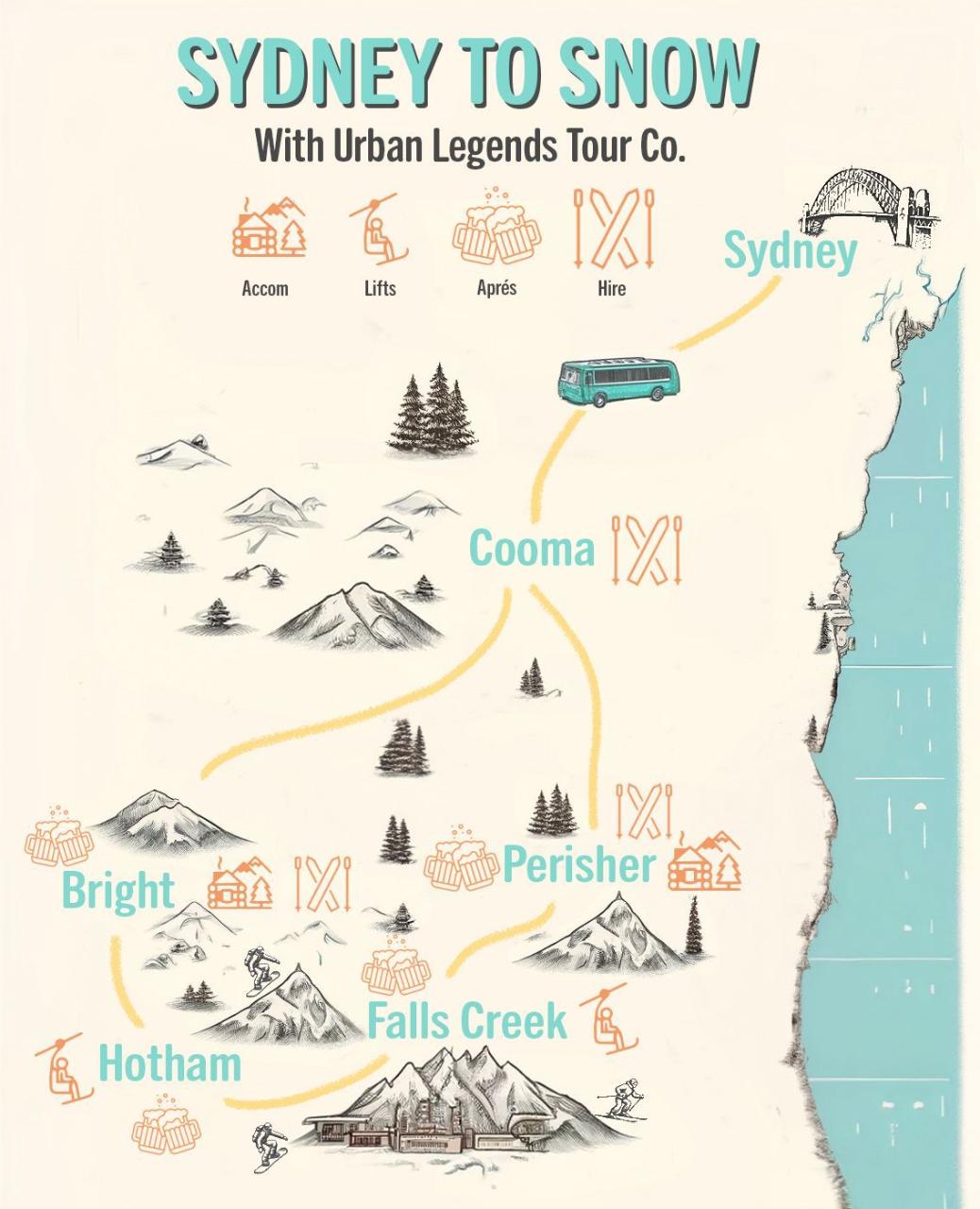 Legends Epic 7 Day Bus Pass Public Tour