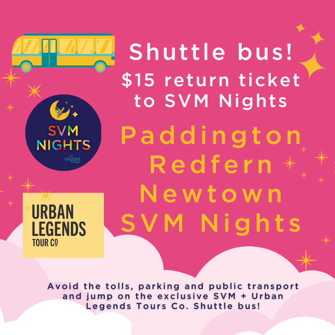 Sydney Vegan Market Nights - Shuttle Bus (return ticket)