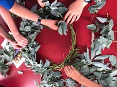 Teach Your Class to Make a Natural Wreath
