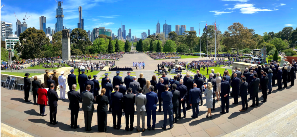 School Group Attendance at Remembrance Day Service 2022 