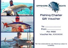 Gift Voucher - Private Full Day Fishing Charter for up to 6 guests - Westerberg 7650