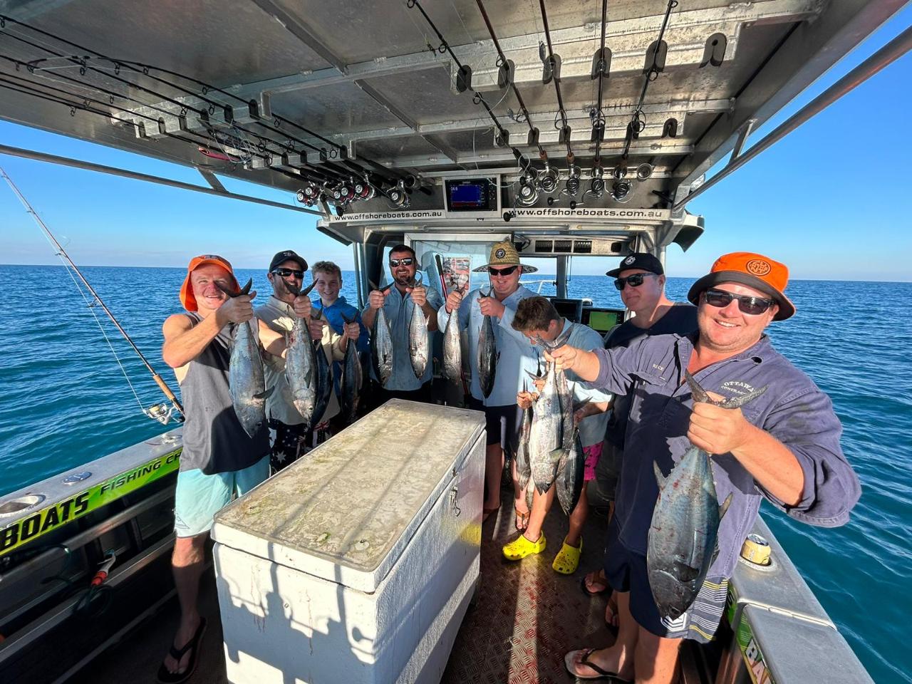 Private Full Day Reef & Sport Fishing Charter - 7 or 8 guests - ' Reel Work'