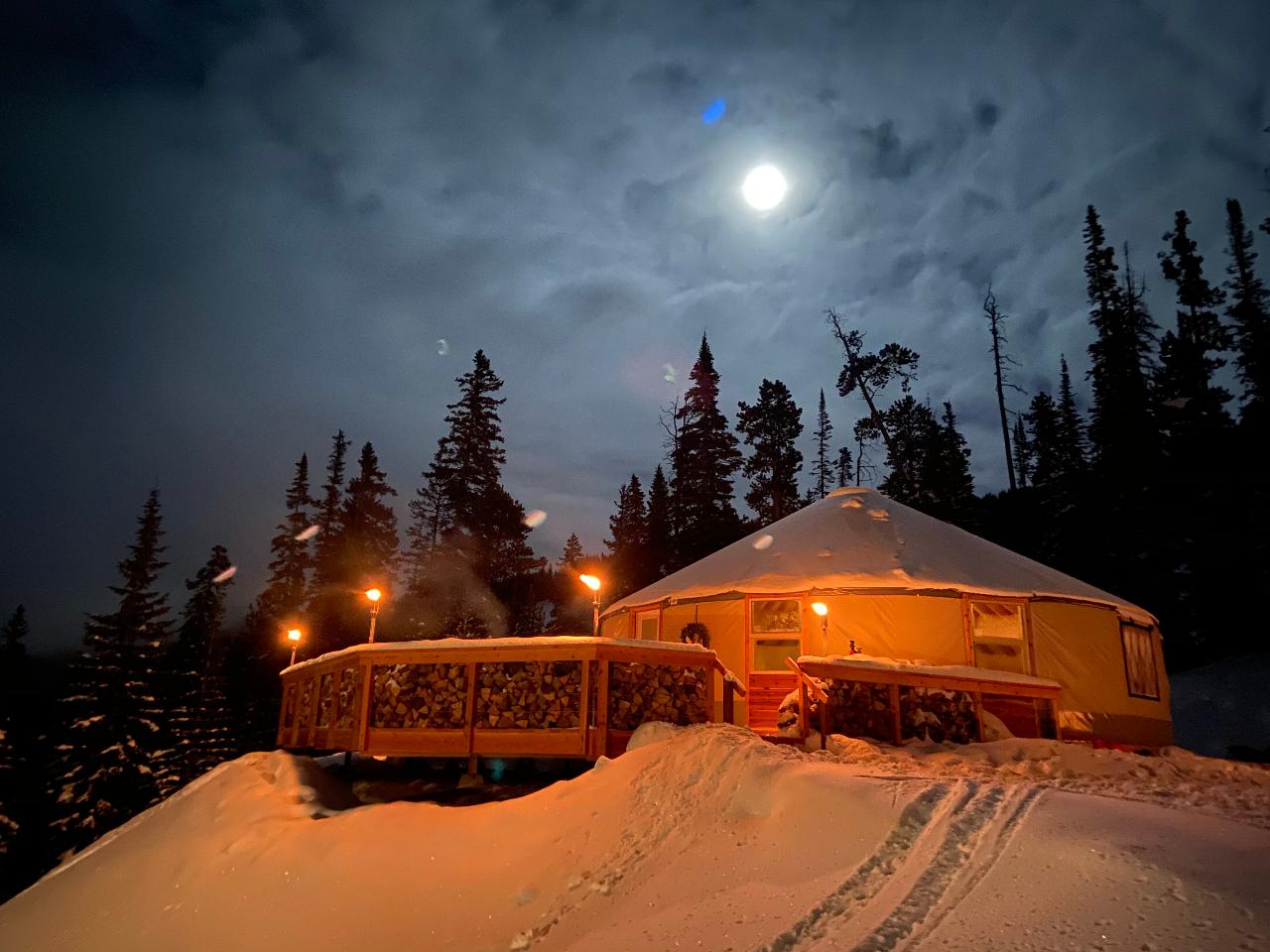 Montana Dinner Yurt - Winter