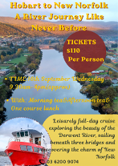 Full-day Hobart to New Norfolk cruise