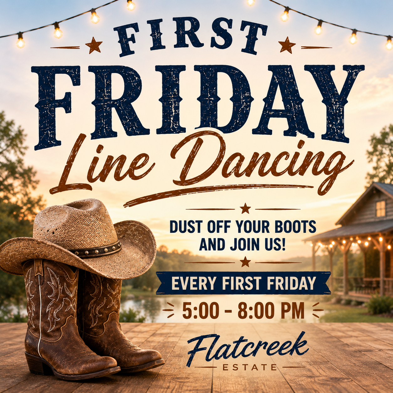 First Friday Line Dancing Party