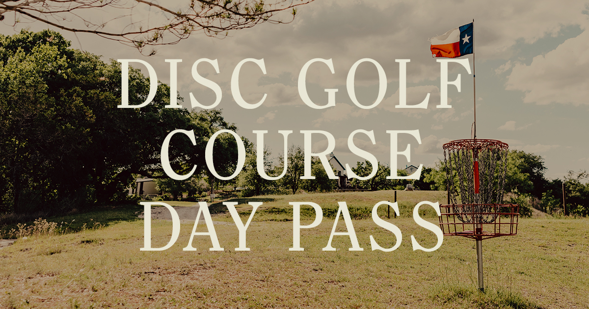 Disc Golf Course Day Pass