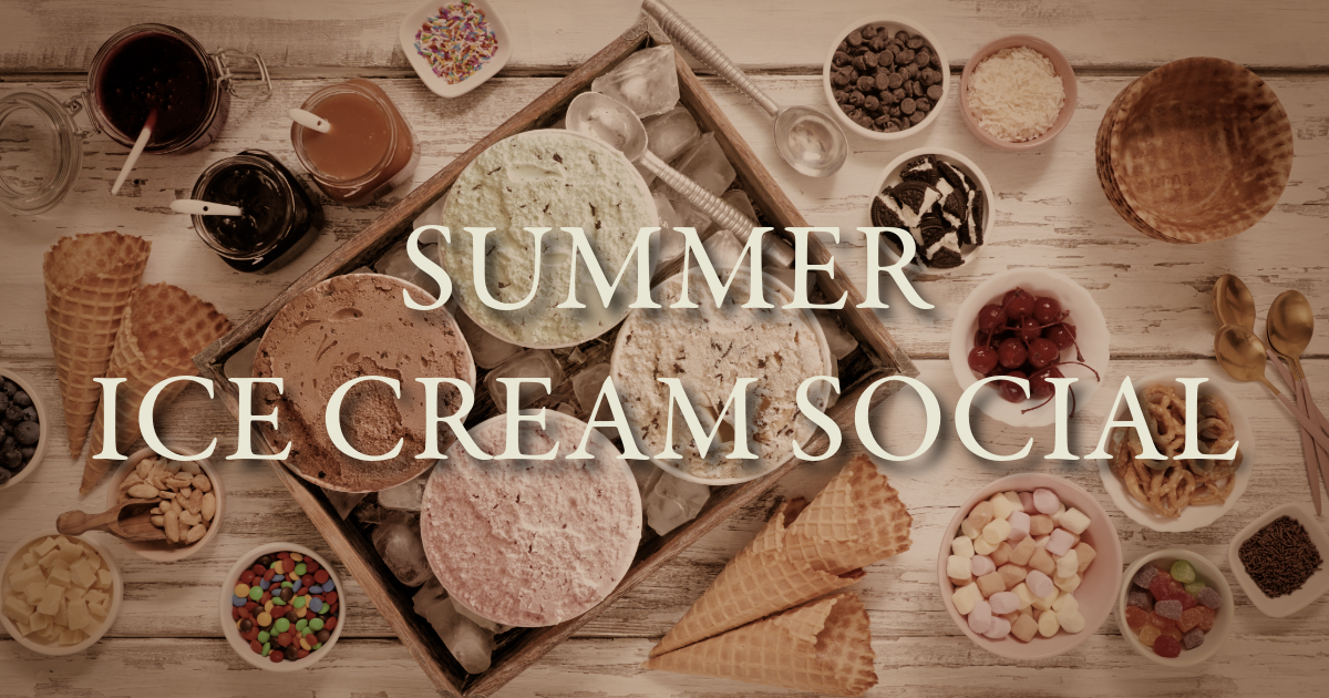 Summer Ice Cream Social