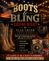 Boots and Bling Casino Night