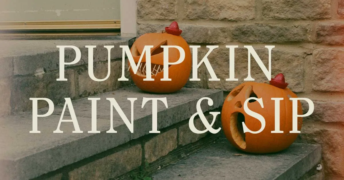 Pumpkin Paint & Sip