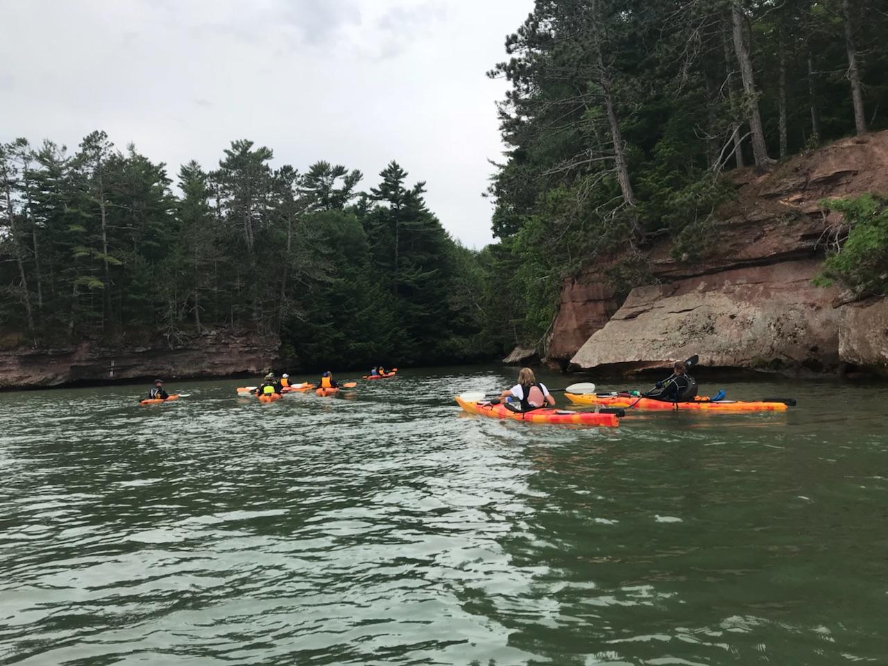Chequamegon Caves and Sea Stack Tour - Alternate Kayak Tour if Meyers Beach has "Bad" Weather