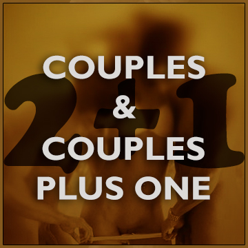 Couples PLUS one - 3 people (M/F + M or F single)