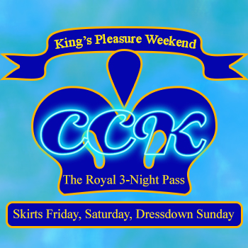 Kings Pleasure Weekend - 3 nights (M/W, W/W, W)