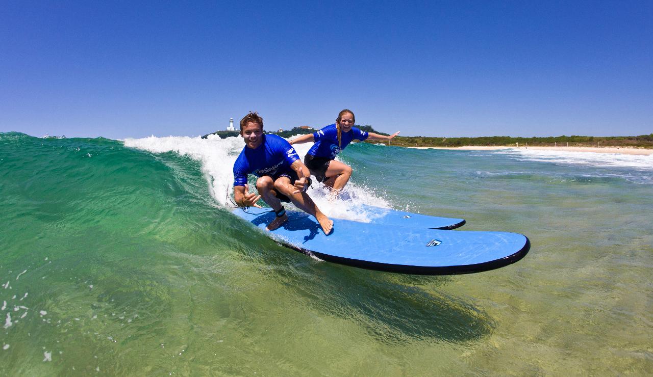 Byron 2 person Private Surf Lesson