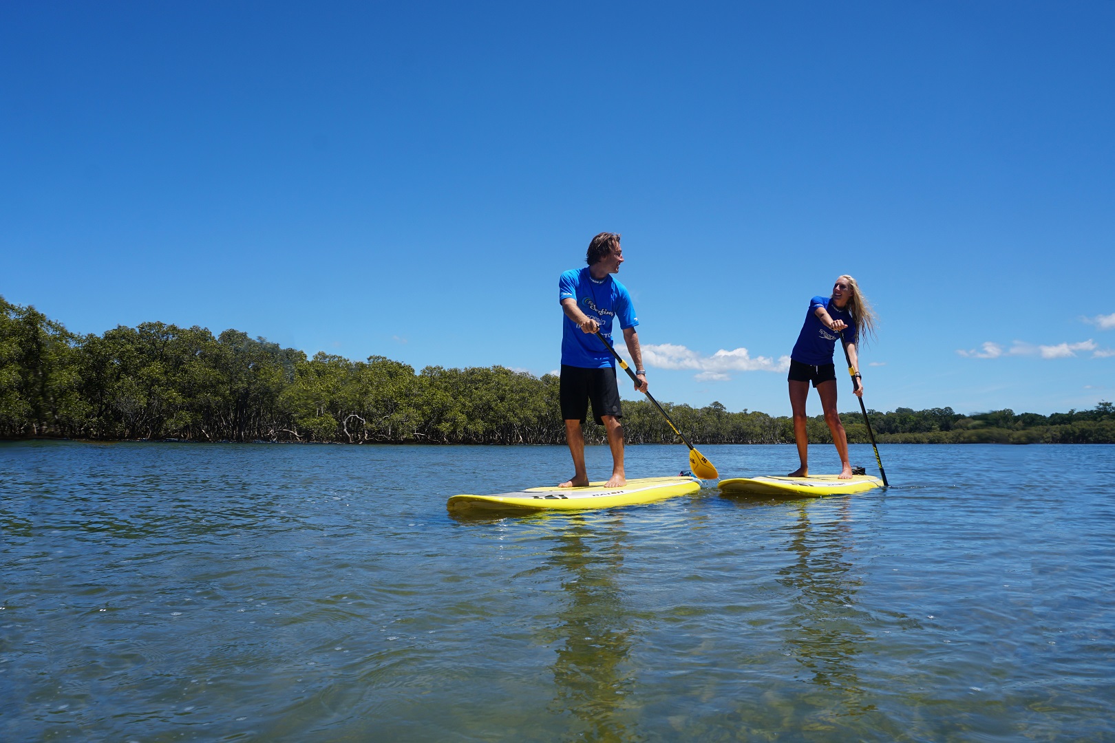 Byron SUP Lesson Tasman Holiday Parks Ballina Reservations