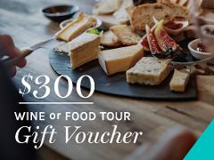 $300 Gift Voucher - Choose any Wine or Food Tour