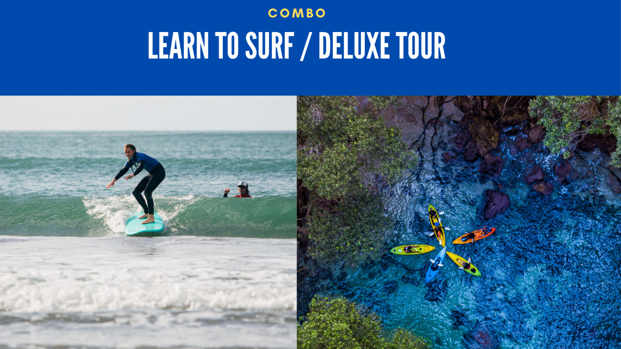 Water Adventure Package: KAYAK + SURF 20% OFF