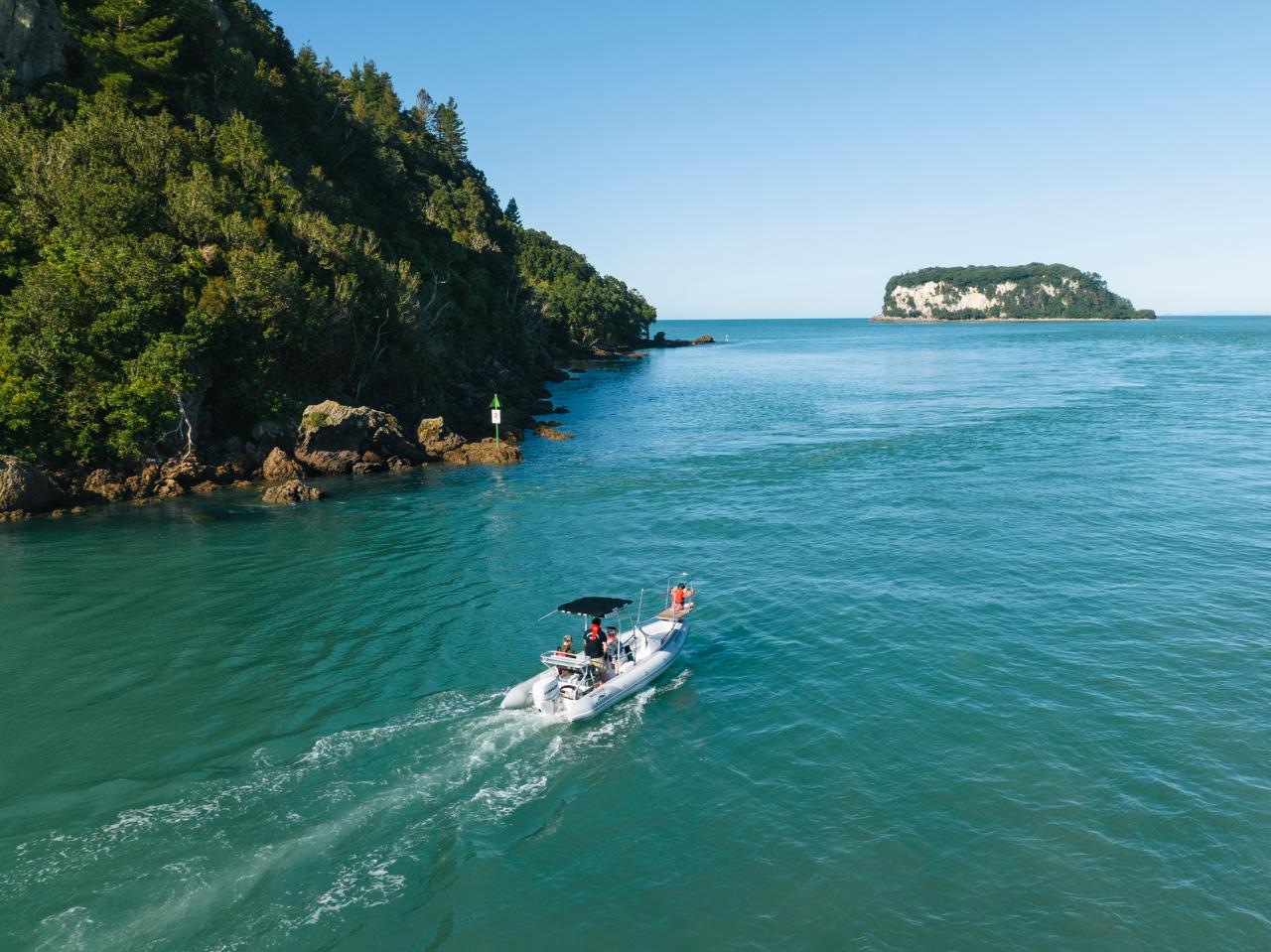 The Lost Volcano of Whangamata Boat Experience including Whenuakura Island