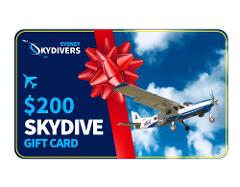 $200 Skydiving Gift Card