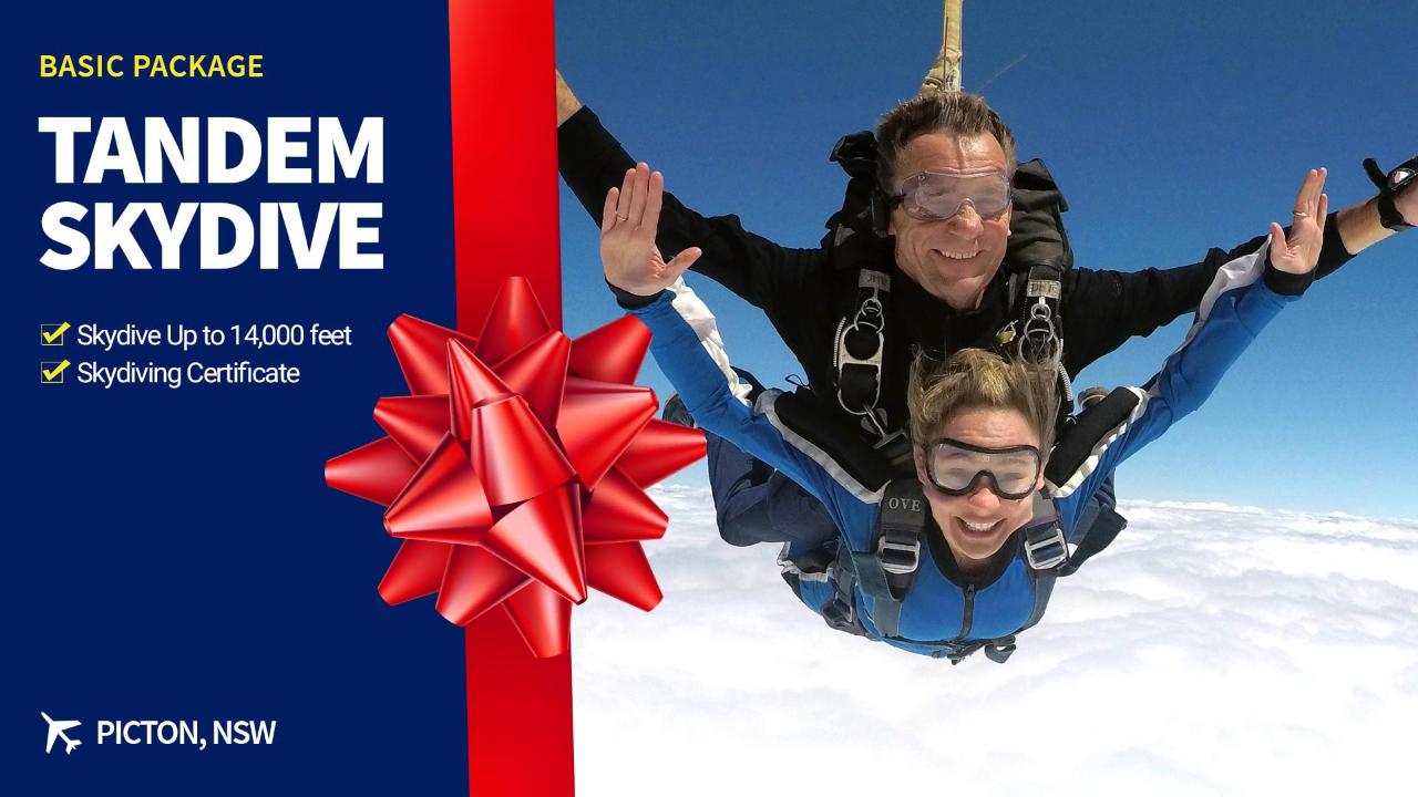 Gift Voucher Tandem Skydive