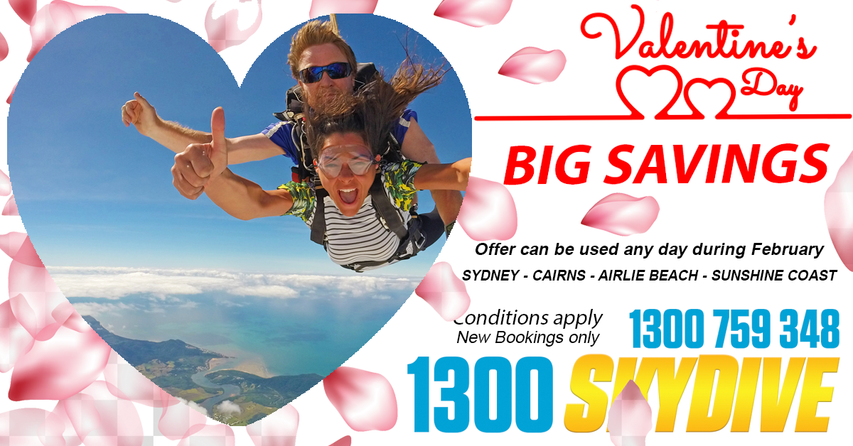 Tandem Skydive Special - Valentines
