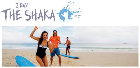 2 Nights Surf and Stay, "The Shaka Package" Off Peak special