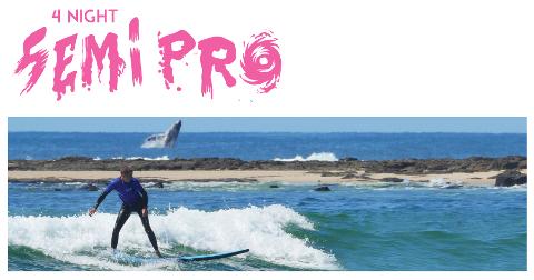 4 night Surf and Stay "The Semi Pro Package"
