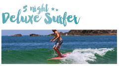 5 Night Surf and Stay "The Deluxe Surfer package" Twin Room (2 People)