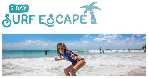 3 Night Surf and Stay "The Surf Escape Package" Off peak special