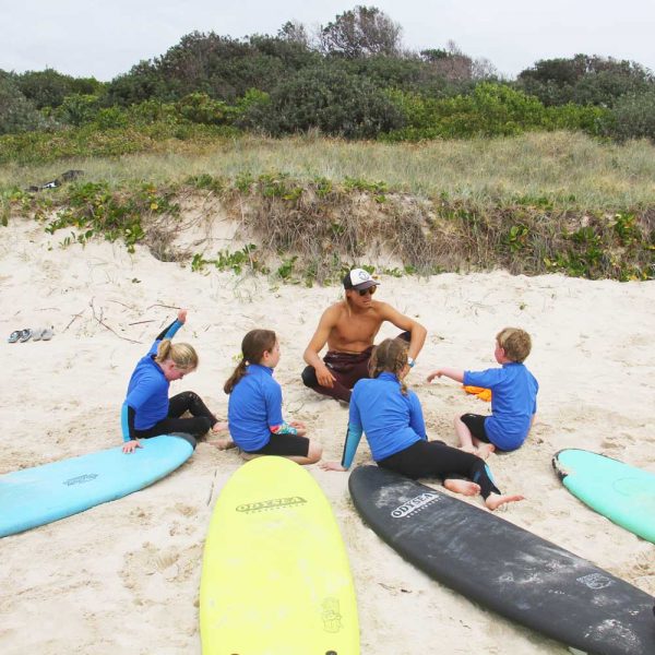 2 x 3 - 4 hour Kids Surf Lessons – “The Party Wave Combo” 