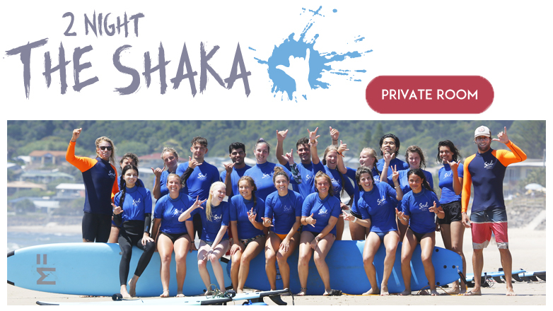 2 night Private (2 people) Surf and Stay "The Shaka Package"