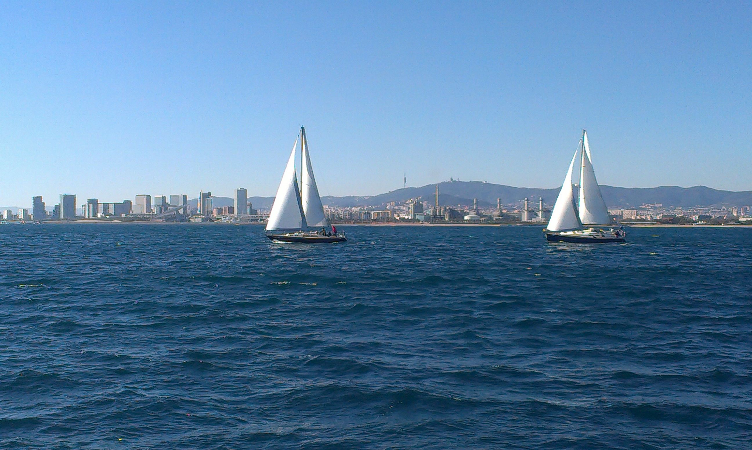 Barcelona: Mediterranean Sea Sailing Trip with Open Bar