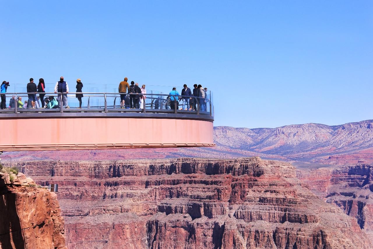 Grand Canyon West Rim, Hoover Dam, Seven Magic Mountains Day Tour