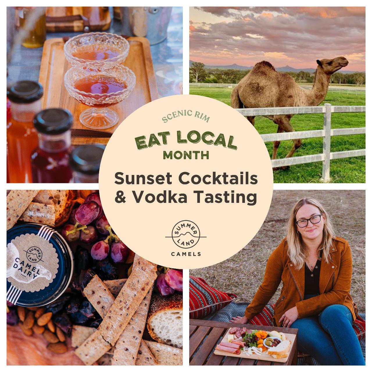 Eat Local Month Sunset Cocktails & Vodka Tasting