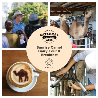 Eat Local Week - Sunrise Camel Dairy Tour & Breakfast