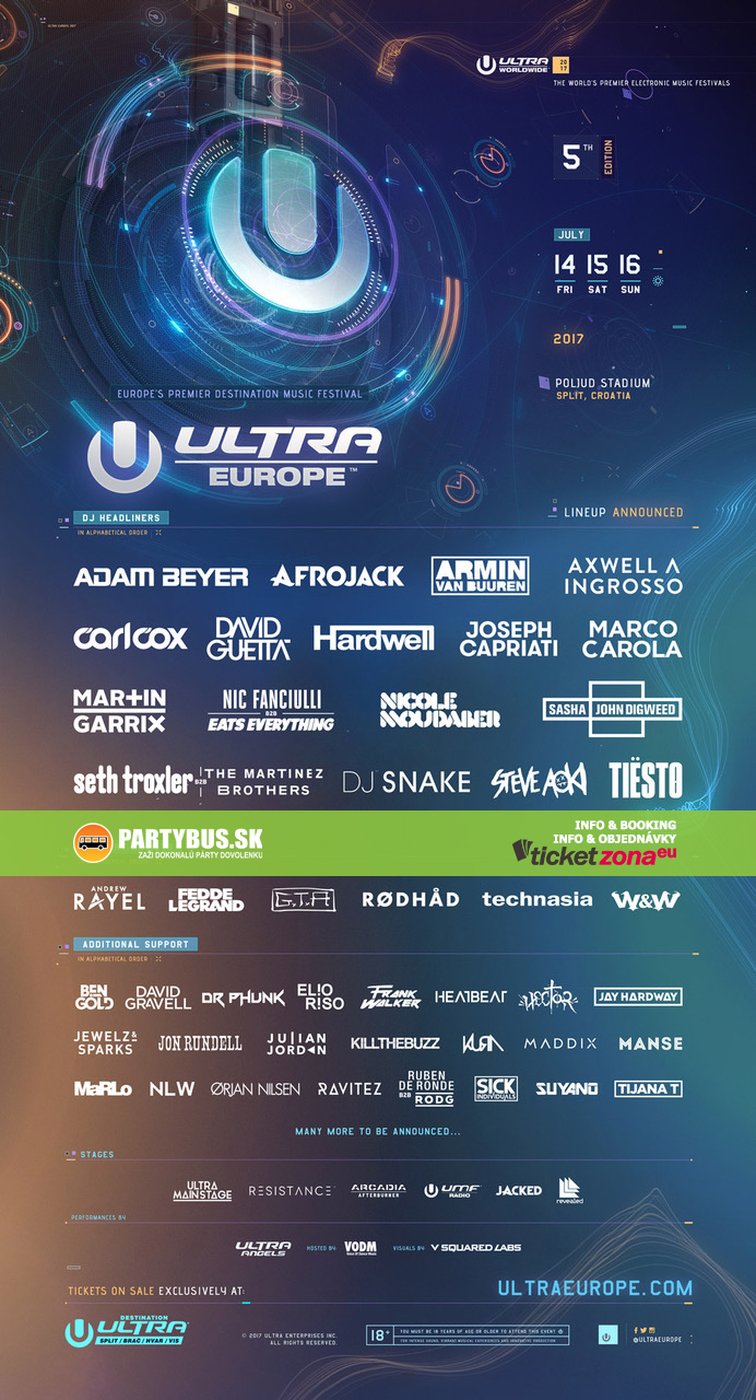 Ultra Europe Festival 2017