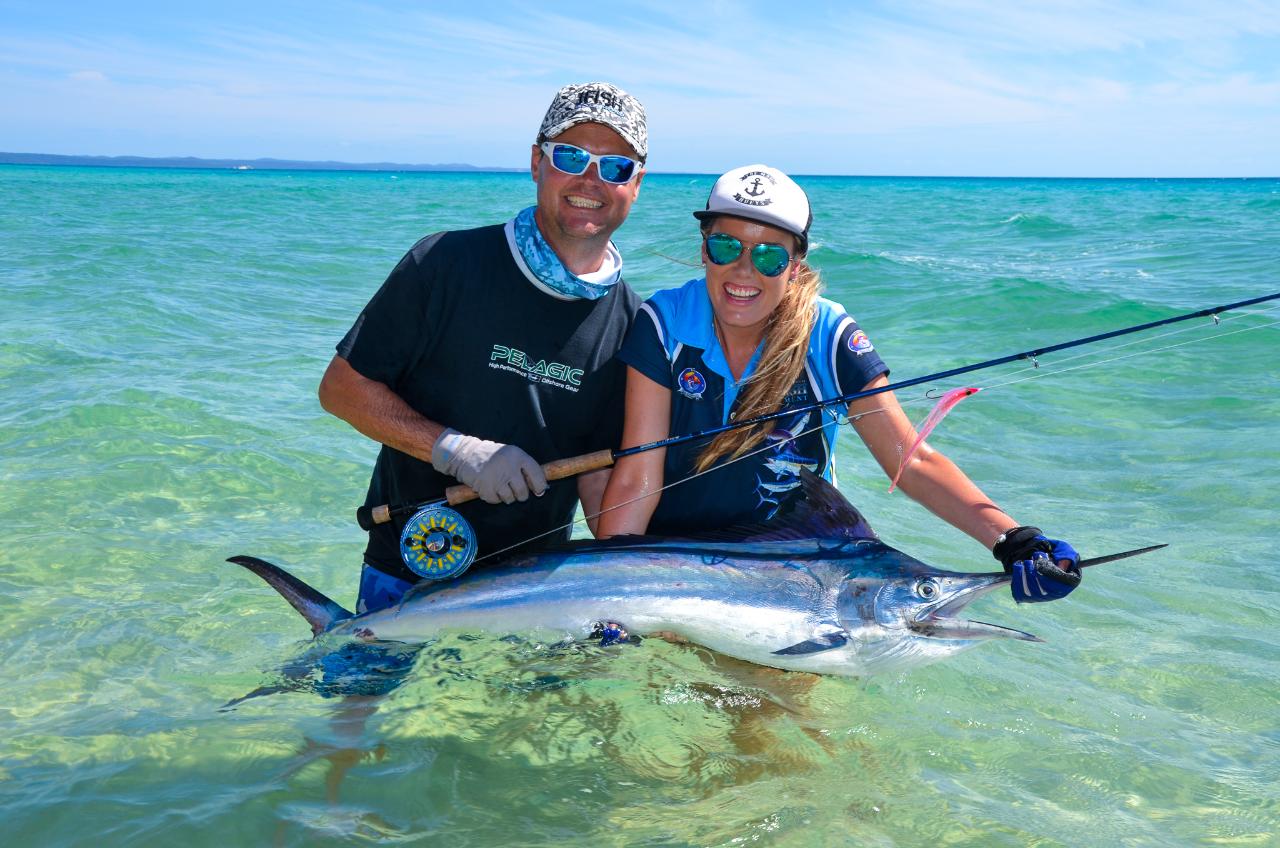 Full Day Guided Sportfishing Charter Hervey Bay Fly and Sportfishing