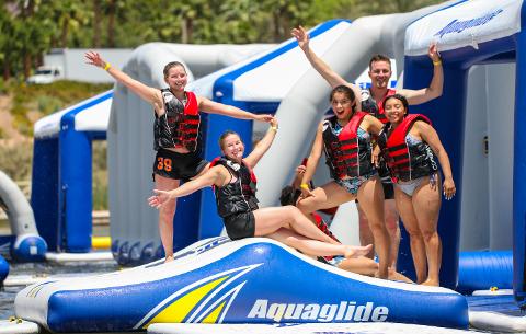 Lake Las Vegas Aqua Park opens with charitable partnership